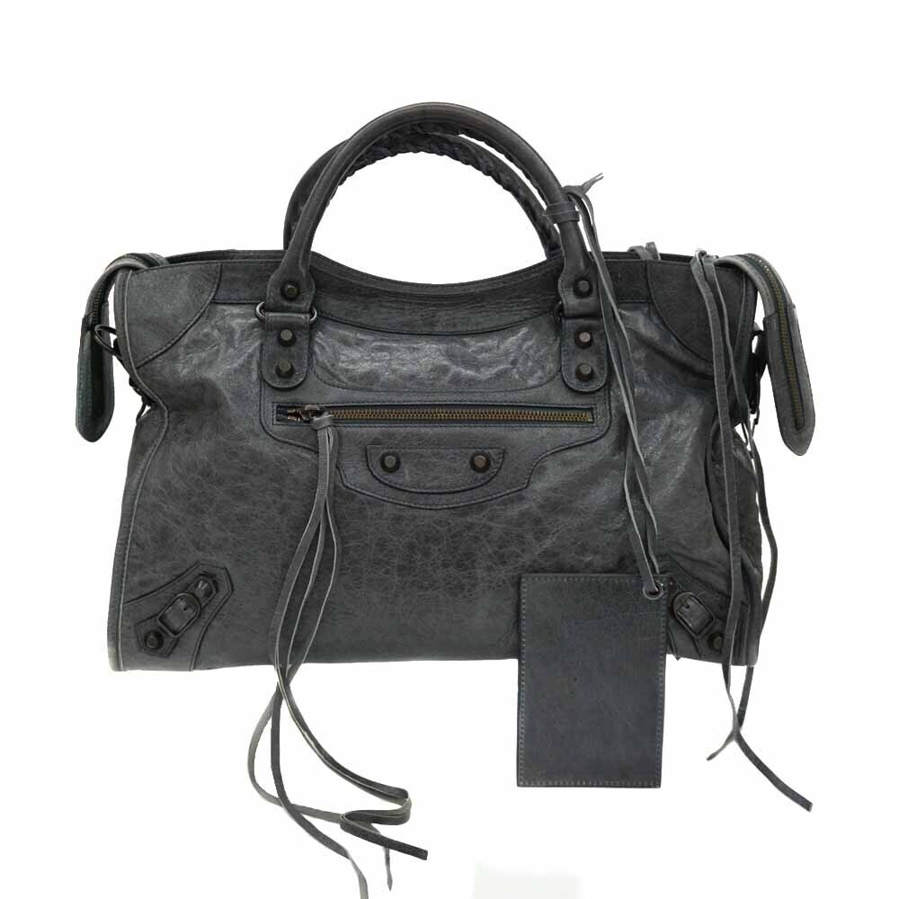 Balenciaga The City Gray Handbag Shoulder Bag